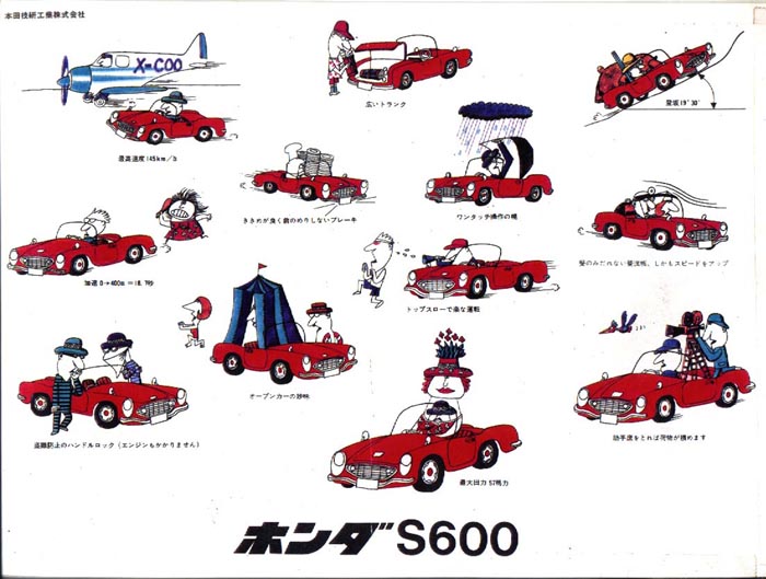 Honda S600 Brochure Page 1
