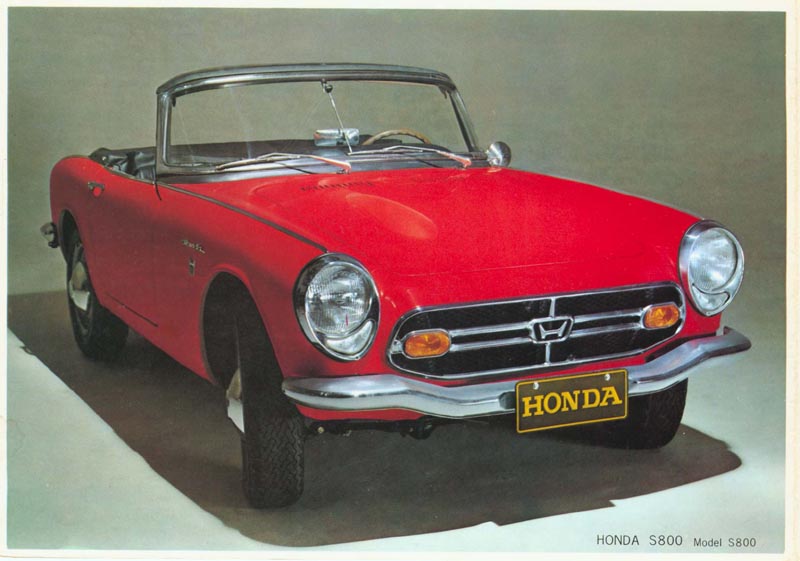 Honda S800 Brochure Page 2