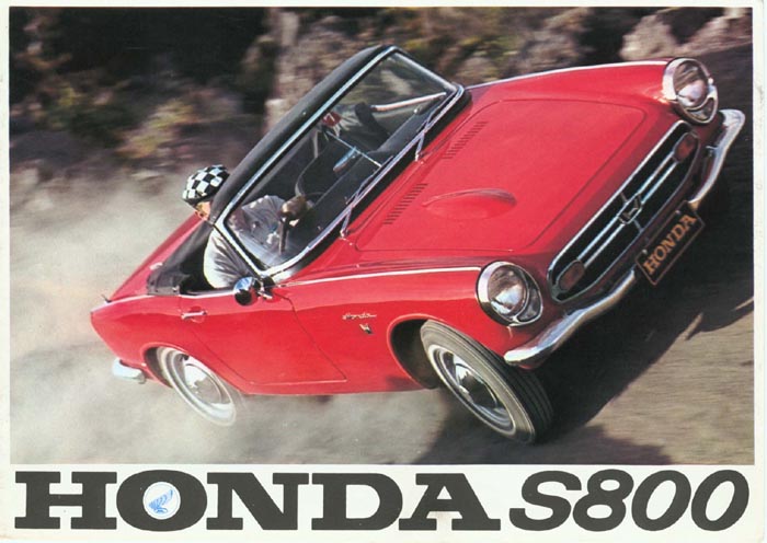 Honda S800 Brochure Page 1