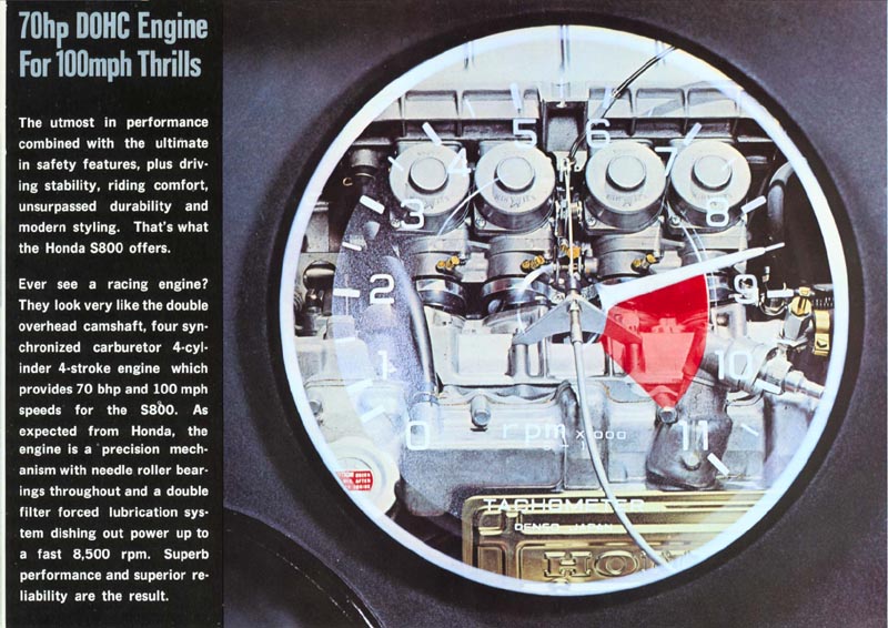 Honda S800 Brochure Page 5